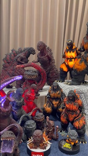 Burning Godzilla 1995 & Shingodzilla #godzilla #movie #japan #toys