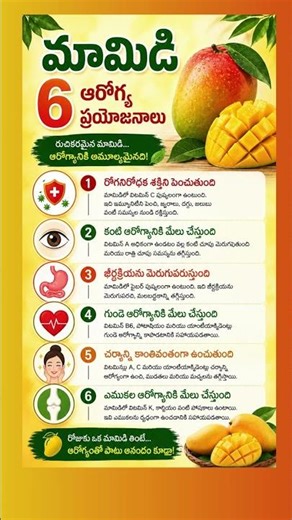 Top 6 Mango Health Benefits 🥭 | Summer Super Fruit!