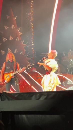 Pink Performs 'Please Don't Leave Me' Acoustic in Melbourne Night 2