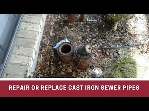 Repair or Replace Cast Iron Sewer Pipes