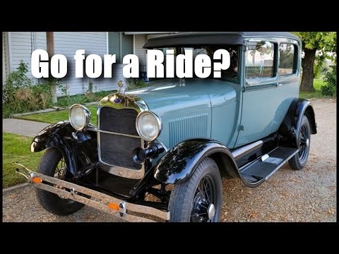 oil the distributor and ride in the 1929 model A Ford