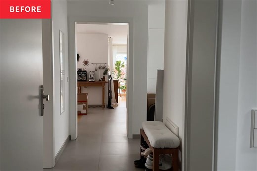 This IKEA Entryway Storage Hack Made an “Ugly” Feature Disappear