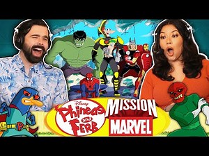 We Watched PHINEAS AND FERB SEASON 4 EPISODE 11-12 For the FIRST TIME! MISSION MARVEL