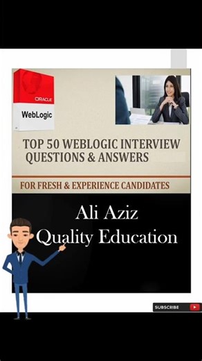 Oracle WebLogic Server Interview Questions & Answers ⚡ | ‪@AliAzizQualityEducation‬