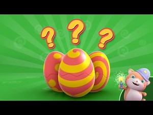 Surprise Eggs - Looi the cat | Learn English with Looi | M N O