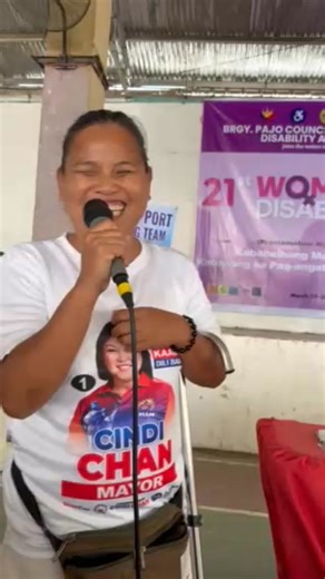 6.5K views · 1.1K reactions | PWD Group of Lapu-Lapu City supports Team Kaabag! Daghang salamat sa mga membro sa PWD members sa atong syudad sa pagpakita sa inyung hugtanong suporta sa Team Kaabag! Daghang salamat pod Veronica sa imong gihalad nga kanata para sa atong grupo. Makalaum ka Veronica nga padayon ang atong pagpangga ug pag-atiman sa mga PWDs sa atong syudad. | Mayor Cindi King Chan | Facebook