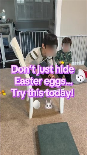 Easter Egg Obstacle Course for Toddlers | Easy Easter Activity