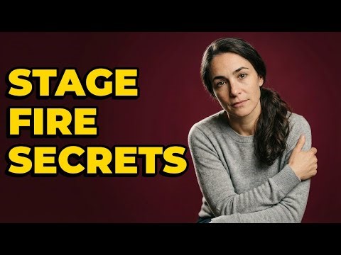 How do they stage fire for Jesus Christ Superstar?