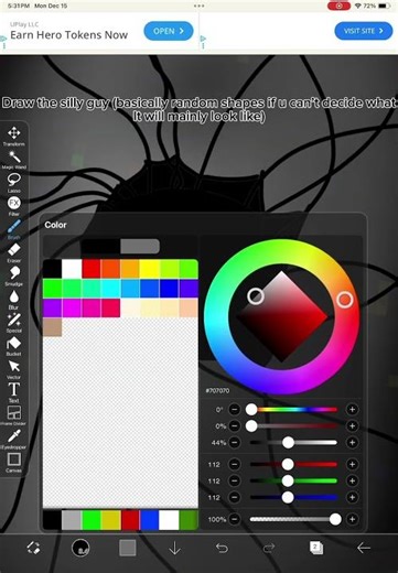 How to draw analog horror digitally :3 #tutorial #analoghorror #digitalart