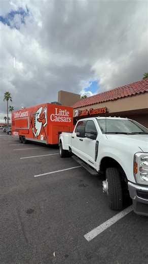Behind the Scenes: Loading The Little Caesars Food Truck