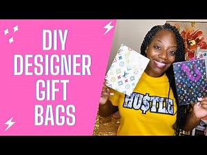 DIY Designer Gift Bag | Easy to make | Quick DIY to make