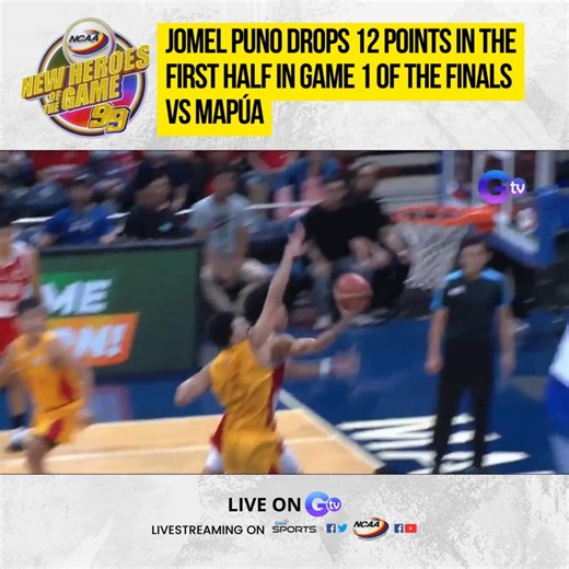 A strong first half from Jomel Puno had the Red Lions within striking distance against the Cardinals after two quarters. Unfortunately, he was unable to sustain his momentum and went scoreless in the final 20 minutes of the game. Can Jomel and the Red Lions regroup and extend their season on Sunday? READ: https://tinyurl.com/mtxps845 Follow #GMASports and visit www.gmanetwork.com/NCAA for more #NCAASeason99 updates. | GMA Sports PH