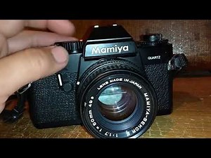 Cámara fotográfica Mamiya ZE-2 de 35mm y 2 lentes originales