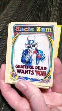 Greatful Dead 60th Anniversary Upper Deck Trading Cards. #greatfuldead #tradingcards #upperdeck