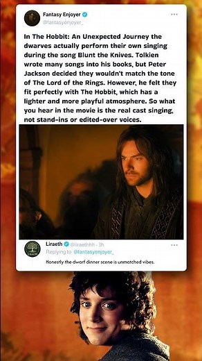 The Dwarves Sang for Real 🎶🧙‍♂️ #TheHobbit #BehindTheScenes