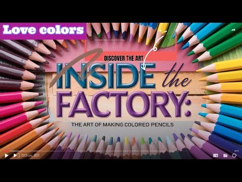 How Colored Pencils Are Made 🎨 | Behind-the-Scenes Factory Tour!