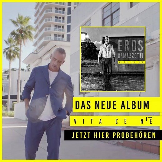 Das neue Album von Eros Ramazzotti ist da 🇮🇹😎🎉 Hier könnt ihr es probehören: http://bit.ly/eros-ramazzotti-probehören | Eros Ramazzotti