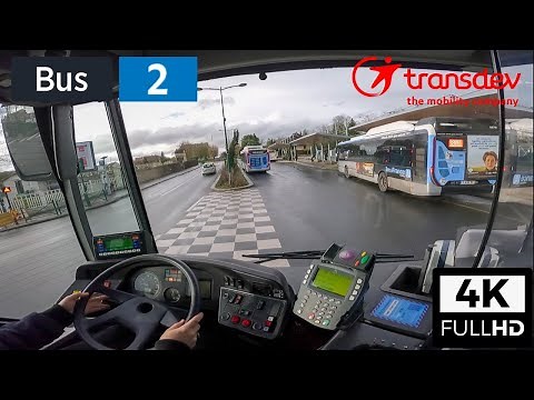 Bus 2 Transdev STBC | Vaires - Paul Algis/Gare de Chelles-Gournay RER - 4K60FPS