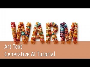 Generative AI Text Effects - Art Text Tutorial