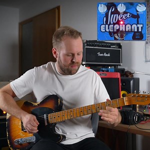 Trying out the Marcus Deml signature Sweet Elephant Overdrive! A warm sounding, fat pedal that was a perfect match to my Tele! The Backing Track is my "Melodic Mixolydian Rock" and it's now available on Bandcamp. Link in the comments! | Michael Wagner Guitar