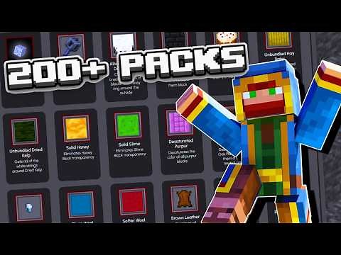 How to Get 200+ Resource Packs FOR FREE on Bedrock Tweaks!