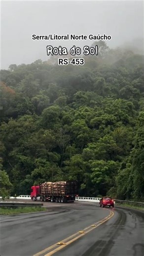 Rodovia Rota do Sol RS-453 no sentido litoral Norte Gaúcho #litoralrs #turismo #torresrs #rotadosol