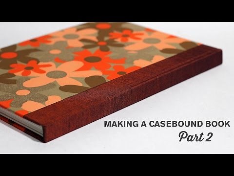 Making a Casebound Hardcover Book (Part 2: Making the Cover)