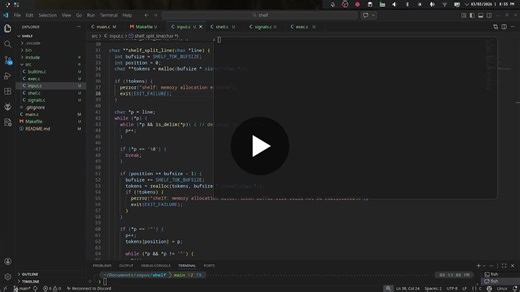 What better way to dive into Linux than by creating your own Unix shell? That s what I ve been working on lately, and it truly helped me understand the core workings of Unix commands and how they… | Abdul Sami Khan