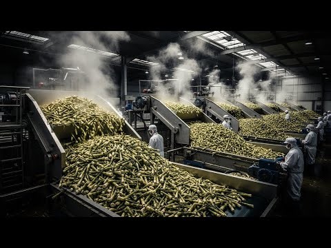 Inside the 1,000,000-LB Bamboo Shoot Factory 😱 | Millions of Bamboo Shoots Harvested & Processed