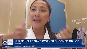 Off-duty nurse saves utility worker after serious electric shock in Revere