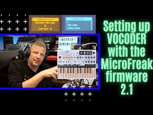 How to set up the #Arturia #vocoder on the original #MicroFreak