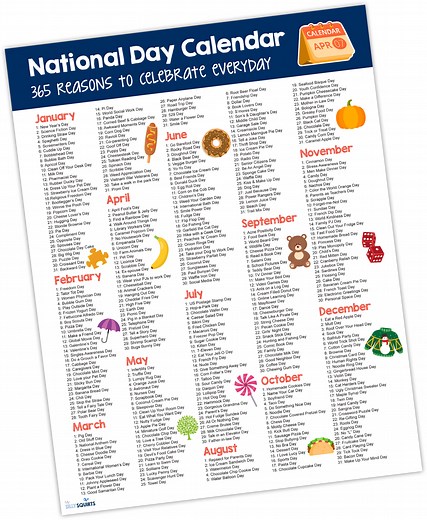 National Day Calendar: 365 reasons to celebrate everyday
