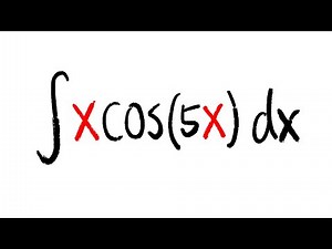 Integral of x*cos(5x) with DI method