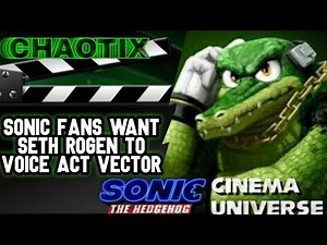 Sonic 4 Fans Want Seth Rogen To Voice Vector Let's Talk