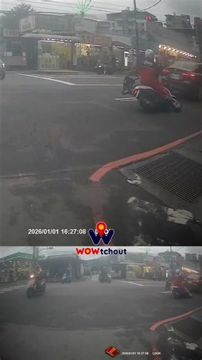 【車禍影片】綠燈都多久了（2026.01.01 新北市新店區安康路二段與安民街口