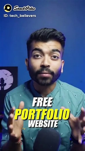 How to make Free Portfolio Website