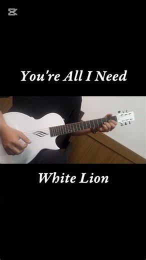 You're All I Need - White Lion | Guitar Cover #fypシ #guitar #enyaguitar