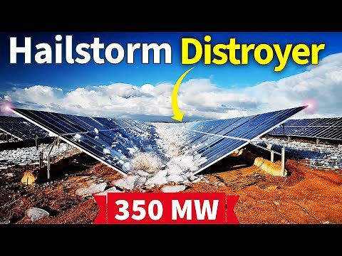You Won't Believe What Happened to This Solar Farm During a Hailstorm