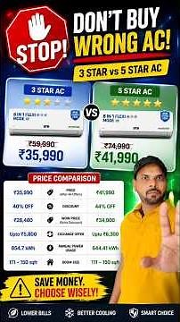 AC Buying Guide 2026 | 3 Star vs 5 Star AC | How to Buy best AC in 2026 | Best AC for my room Size