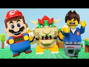 Billy And Mario Escape Bowser! | LEGO Mario Adventure! | Billy Bricks Stop Motion