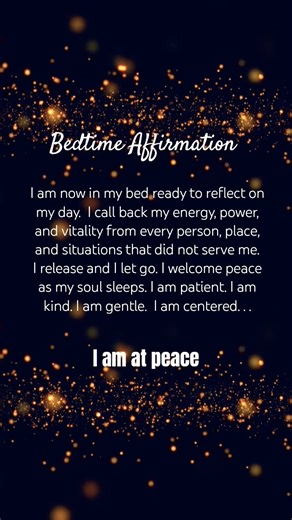 I release. #affirmations #bedtimeaffirmations #mindset #sleepaffirmations #innerpeace #peace #love