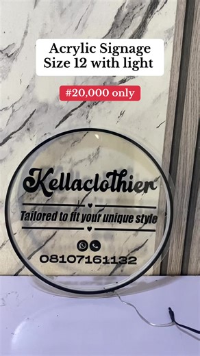 Affordable Acrylic Signage for Small Businesses