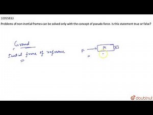 Problems of non-intertial frames can be solved only with the concept of pseudo force.