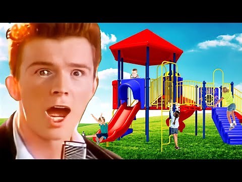 Rick Astley Goes To Playground