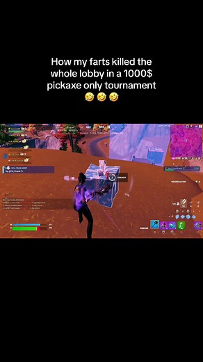 Funny Fortnite Moments: How my farts killed the whole lobby in a 1000$ pickaxe only tournament