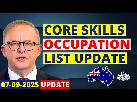 Australia Core Skills Occupation List 2025: Launching Soon | Australia Visa Update
