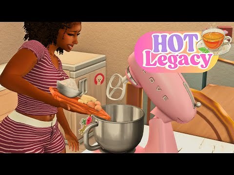 *NEW LP*🍰 Hot Tea Legacy☕ – Gen 1 | Her FIRST Day Running the Bakery ❤️ The Sims 4