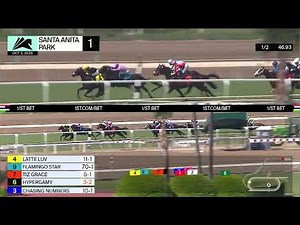 Latte Luv wins Race 1 on Friday, October 3 at Santa Anita Park