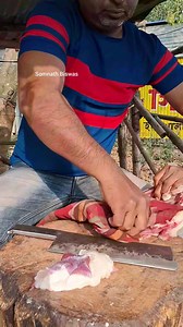 Amazing Desi Local Goat Mutton Cutting Skills By Expert Butcher Bonga West bengal India !! Mutton Cutting & Cleaning In Mutton Shop #mutton #muttonlovers #muttonbiryani #cuttingskills #muttonlover #muttoncurry #virals | Somnath Biswas