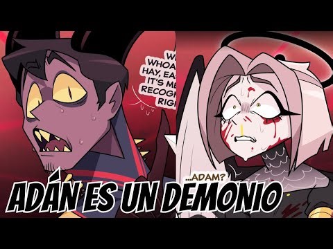 Adam is a demon Hazbin Hotel Comic in SPANISH